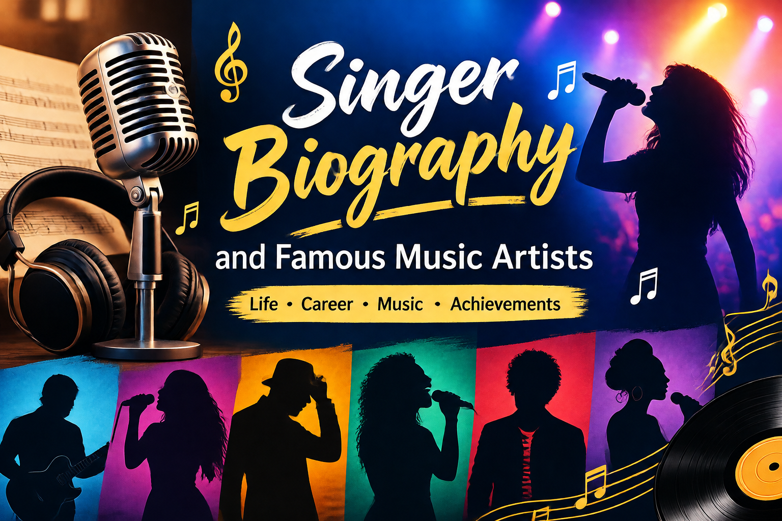 Singer biography and famous music artists